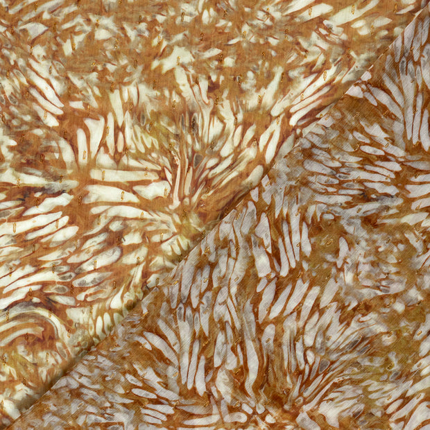 Chiffon fabric Glitter digital printed 