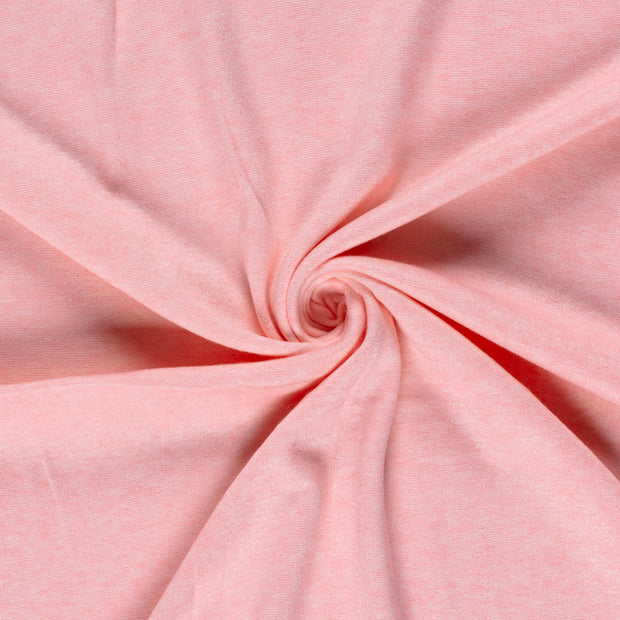 Heavy Knit fabrik Rosa gebürstet 