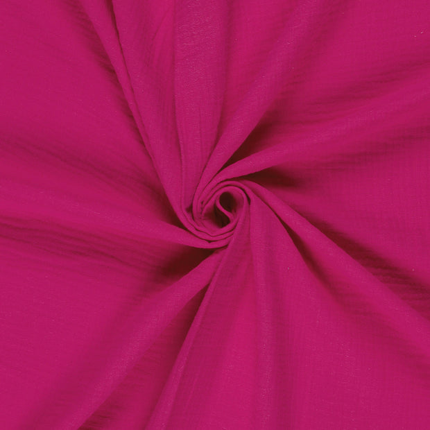 Musselin fabrik Fuchsia 