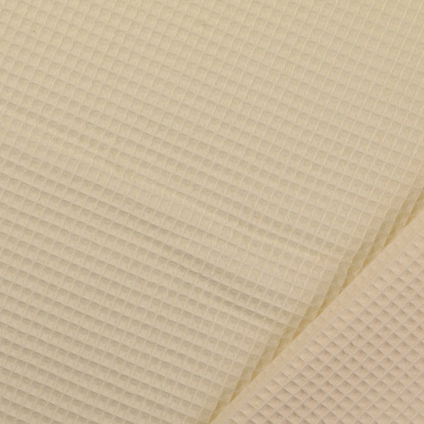 Waffle piqué fabric Unicolour 