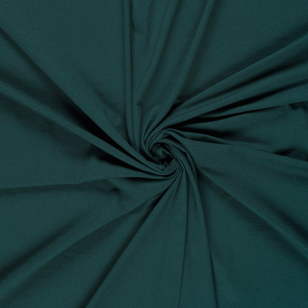 Viscosa Jersey tela Verde oscuro 