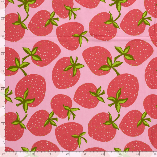 Jerséis tela Fresas Rosa