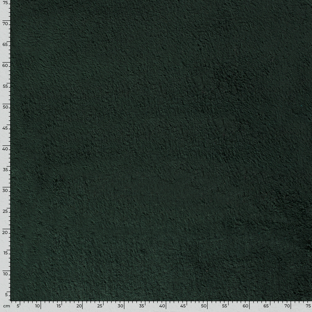 Teddy fabric Unicolour Dark Green