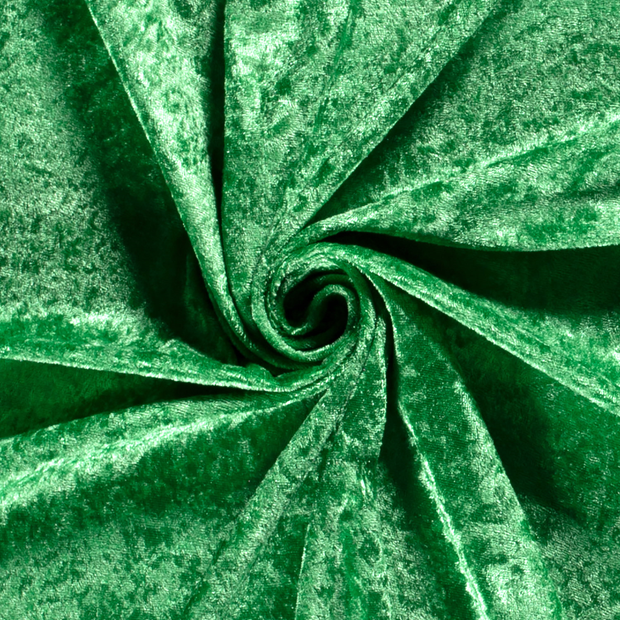 Velours fabric Unicolour Green