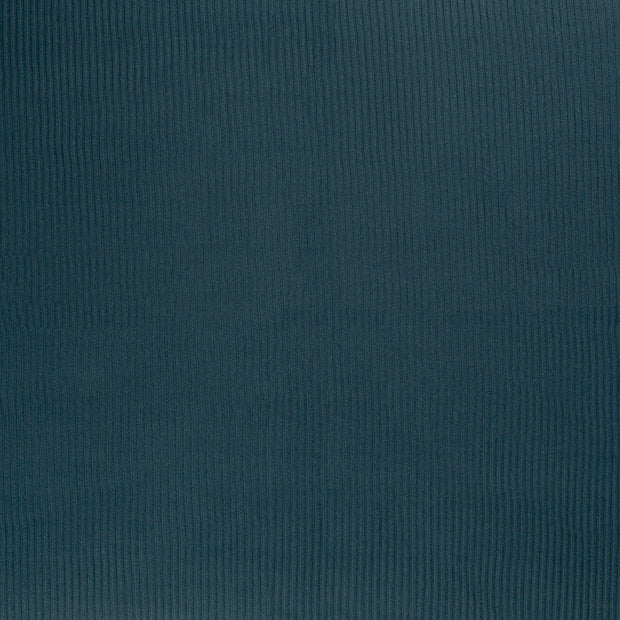 Rib Jersey tissu Indigo mat 