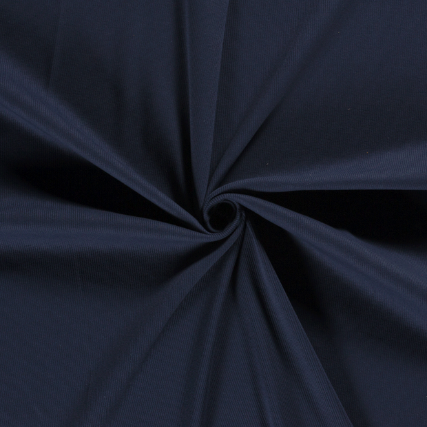 Rib Jersey fabric Navy 