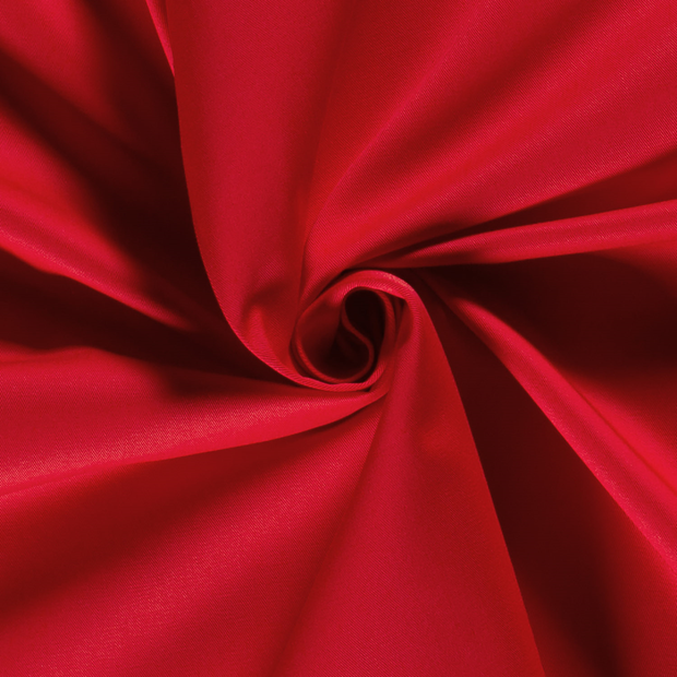 Sergé tissu Unicolore Rouge