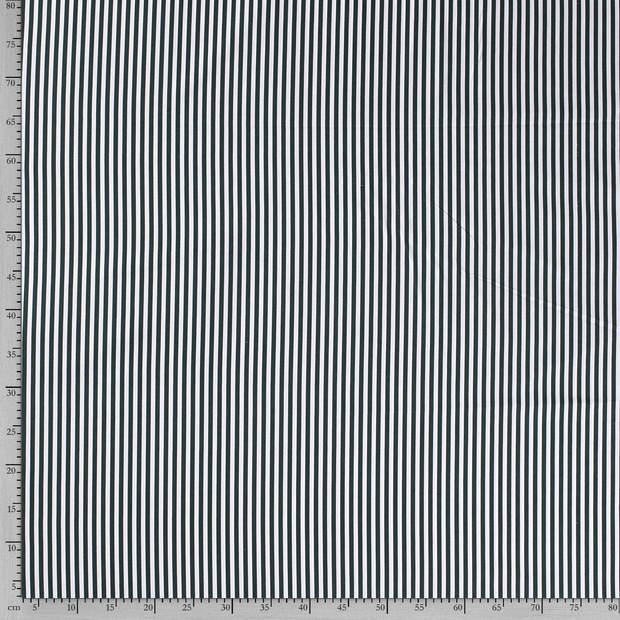 Cotton Poplin fabric Stripes printed 