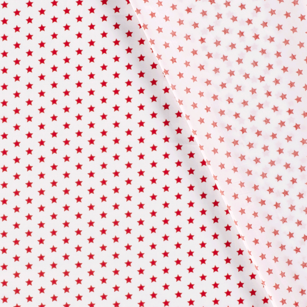 Cotton Poplin fabric Stars printed 