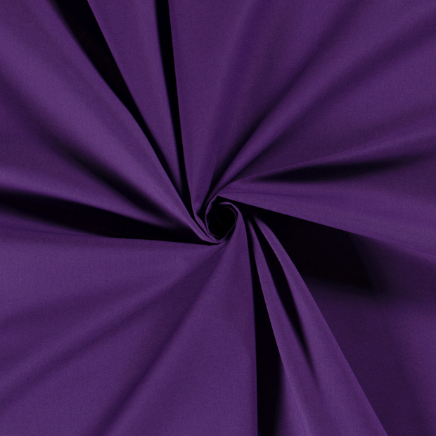 Cretonne fabric Aubergine 