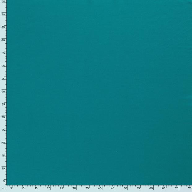 Punta di Roma fabric Unicolour Turquoise