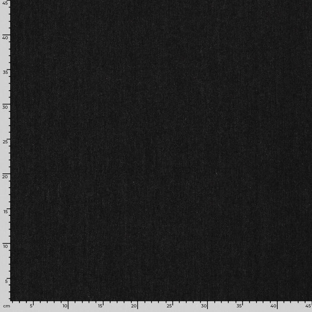 Denim fabric Unicolour Black