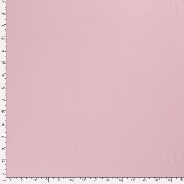 Jersey de Coton tissu Unicolore Rose clair