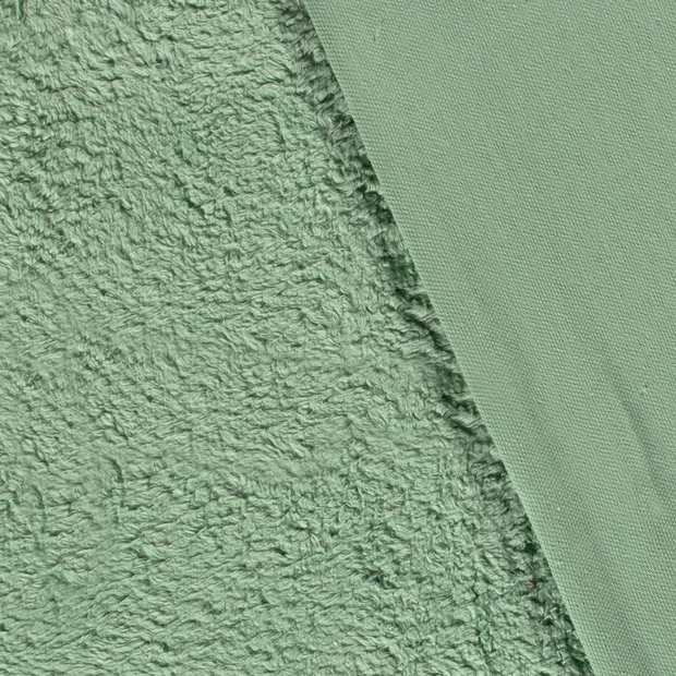 Teddy fabric Unicolour brushed 