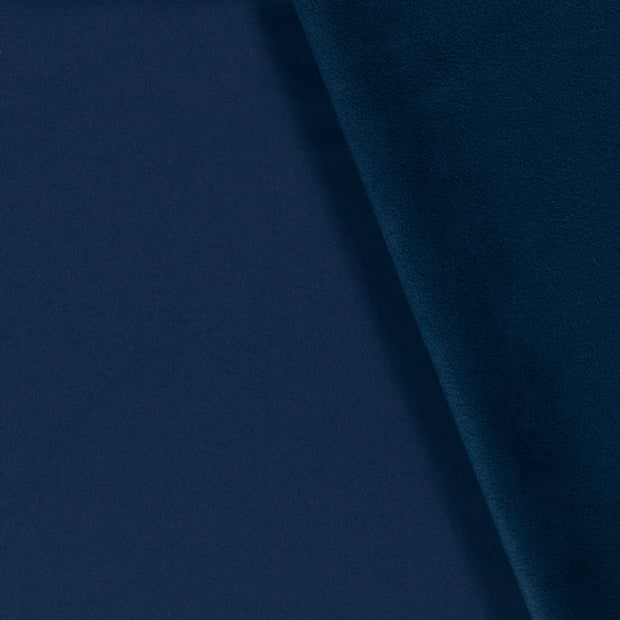 Softshell tissu Unicolore Bleu Marine