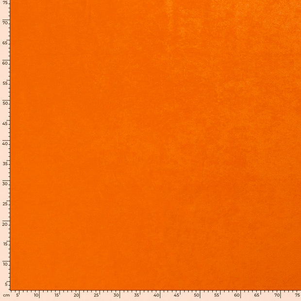 Alova tissu Unicolore Orange