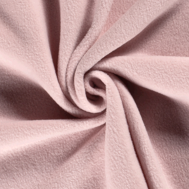 Polar Fleece fabric Unicolour Old Pink