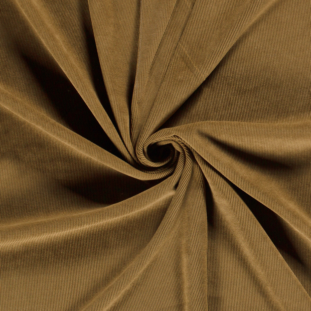 Babycord 21w fabric Camel 