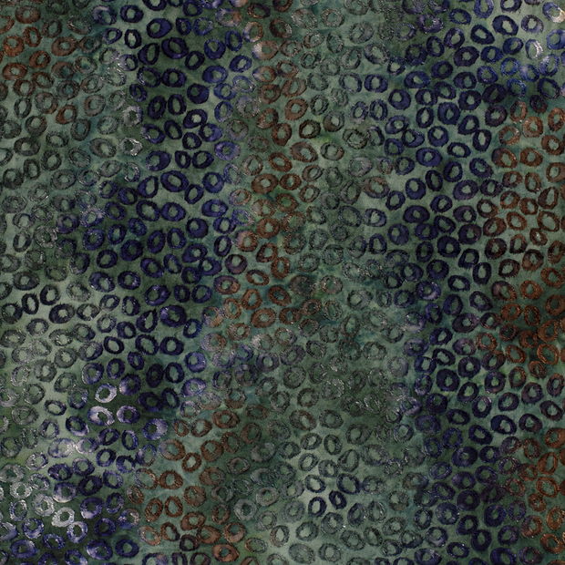 Burnout Jacquard fabric Dark Green matte 