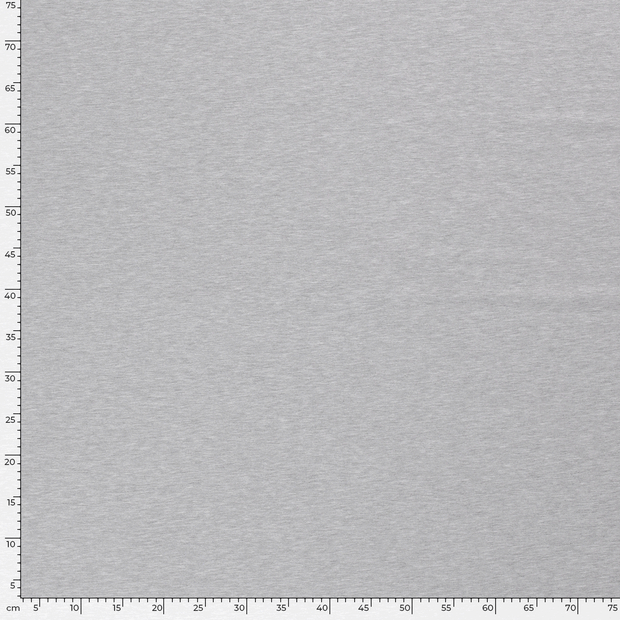 French Terry tissu Melange Gris clair