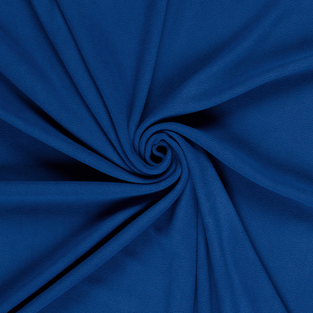 Microfleece fabric Cobalt brushed 