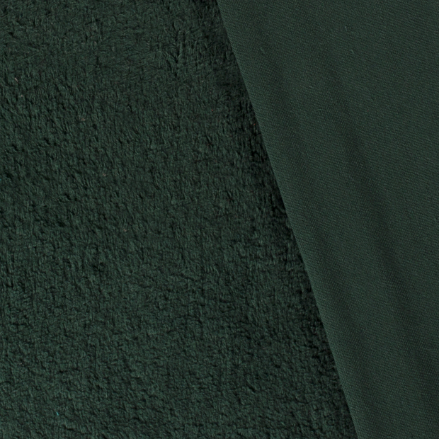 Teddy fabric Unicolour brushed 