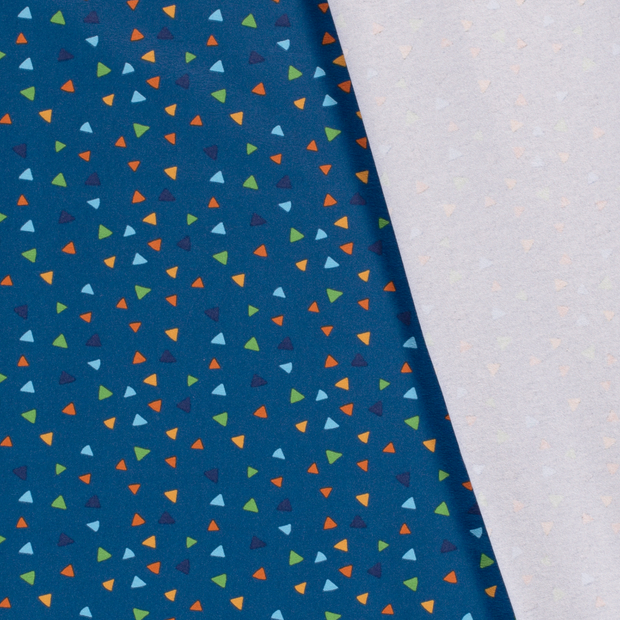 Cotton Jersey fabric Triangle printed 