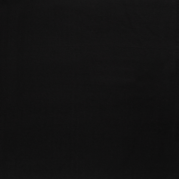 Cotton Fleece fabric Black soft 