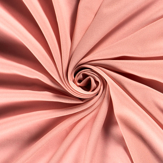 Crêpe Georgette tissu Unicolore Rose clair