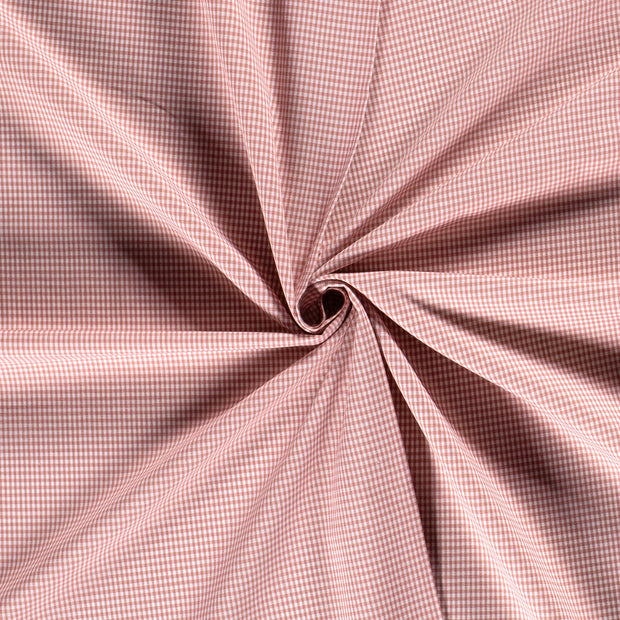 Cotton Poplin Yarn Dyed fabric Pink 