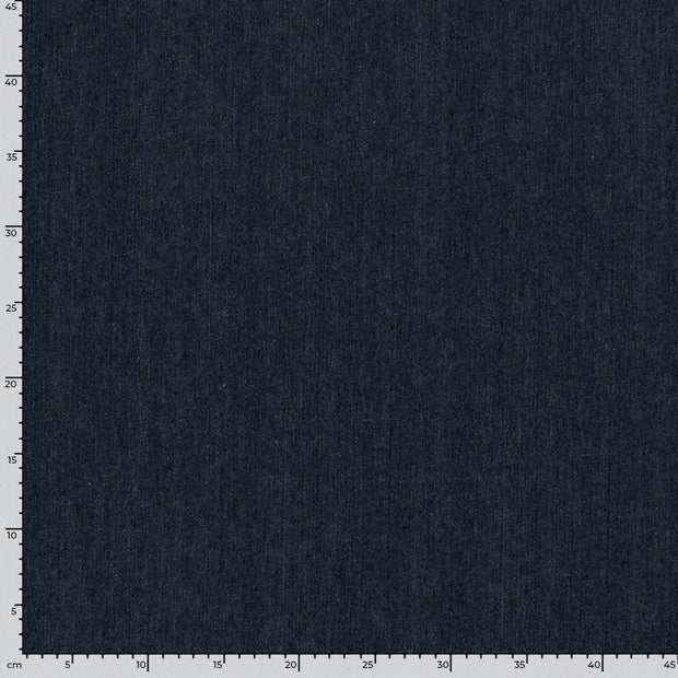 Denim fabric Unicolour Navy