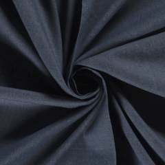 Jeans vorgewaschen Uni Indigoblau