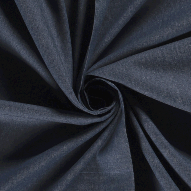 Denim fabric Unicolour Indigo