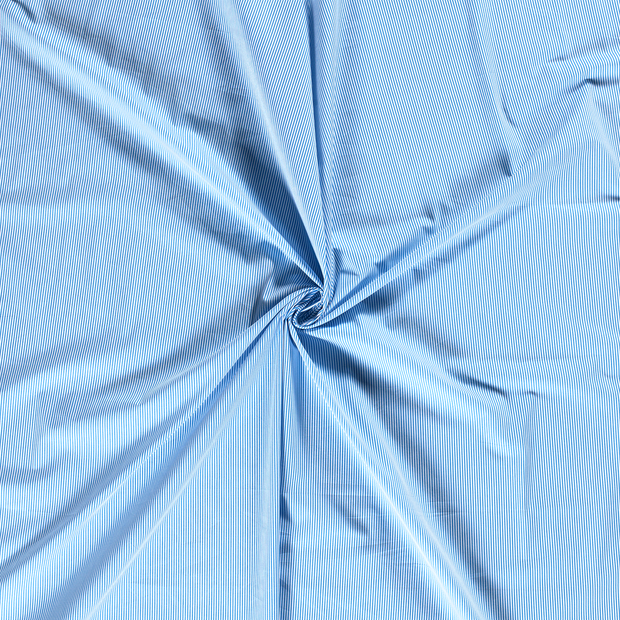 Cotton Poplin fabric Turquoise printed 
