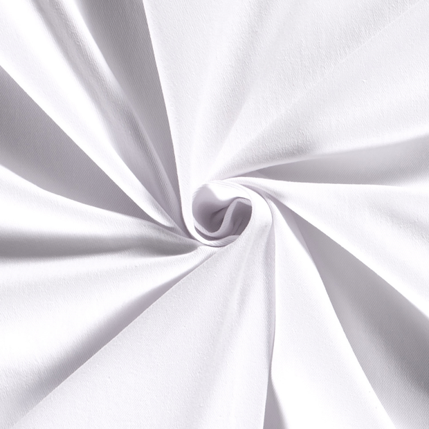 Denim Stretch fabric Unicolour Optical White