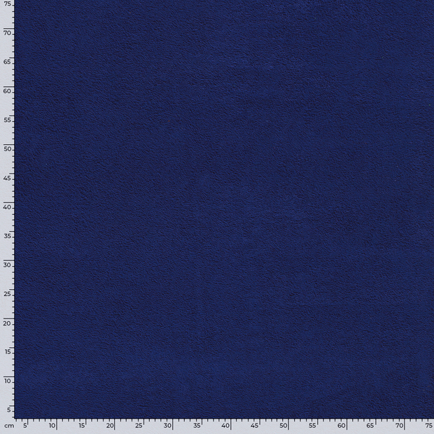 Terry Towelling fabric Unicolour Cobalt