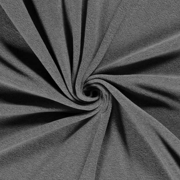 Polar Fleece fabric Grey brushed 