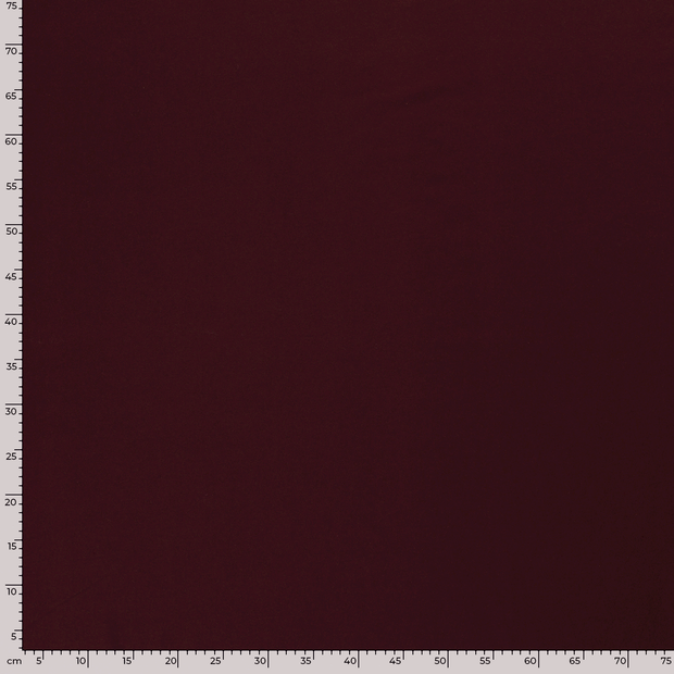 Cotton Jersey fabric Unicolour Bordeaux