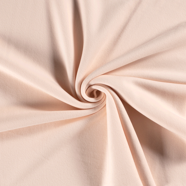 Cotton Fleece fabric Salmon brushed 
