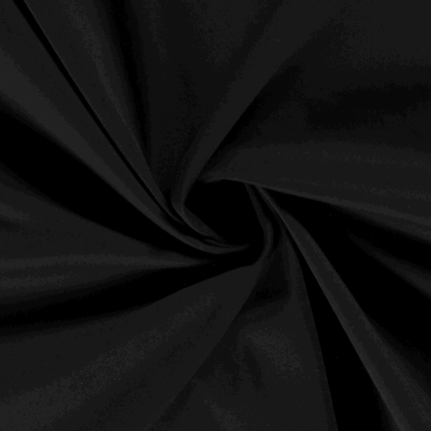 Twill Stretch fabric Unicolour Black