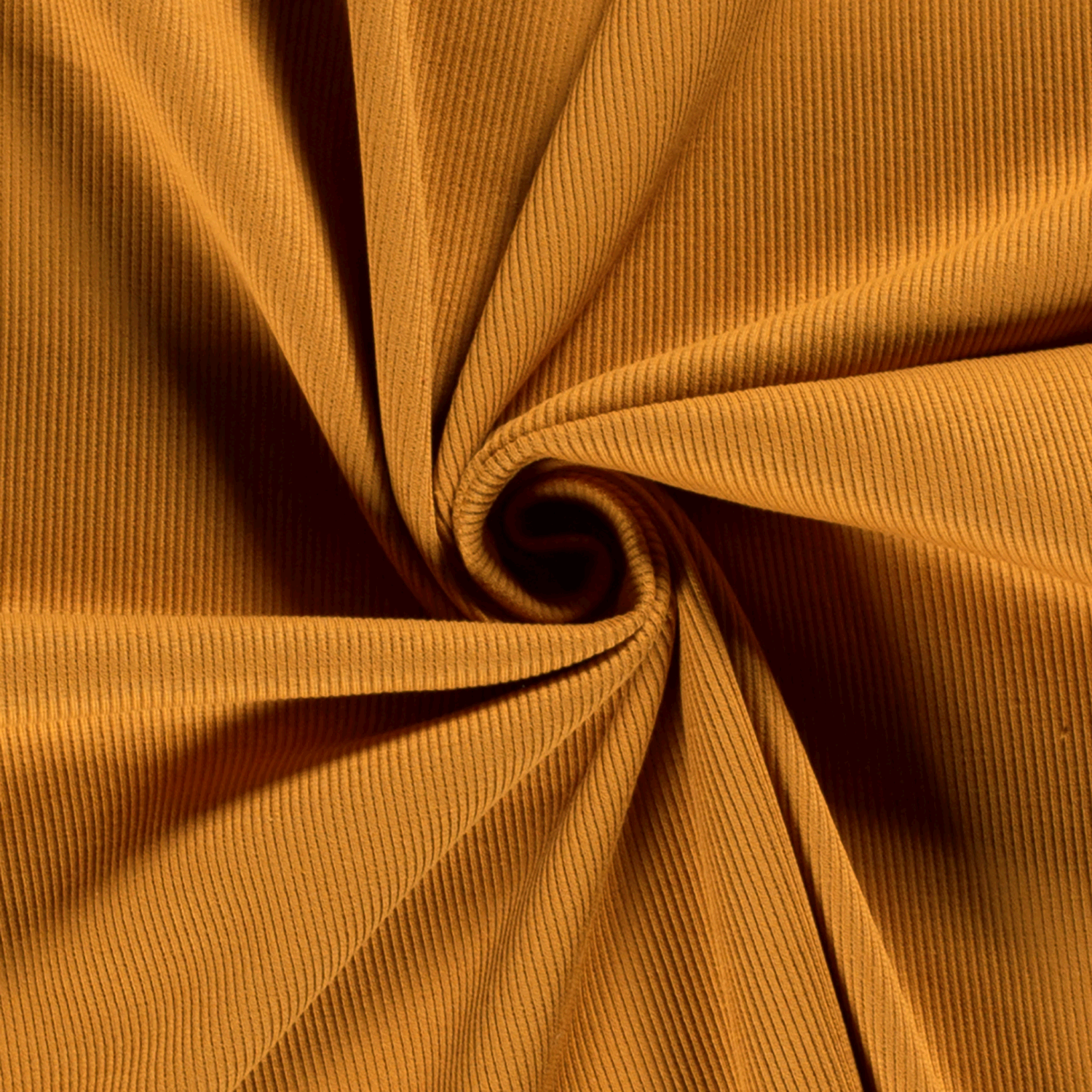 Rib Jersey fabric Unicolour Oker | Wholesale fabrics | Nooteboom Textiles