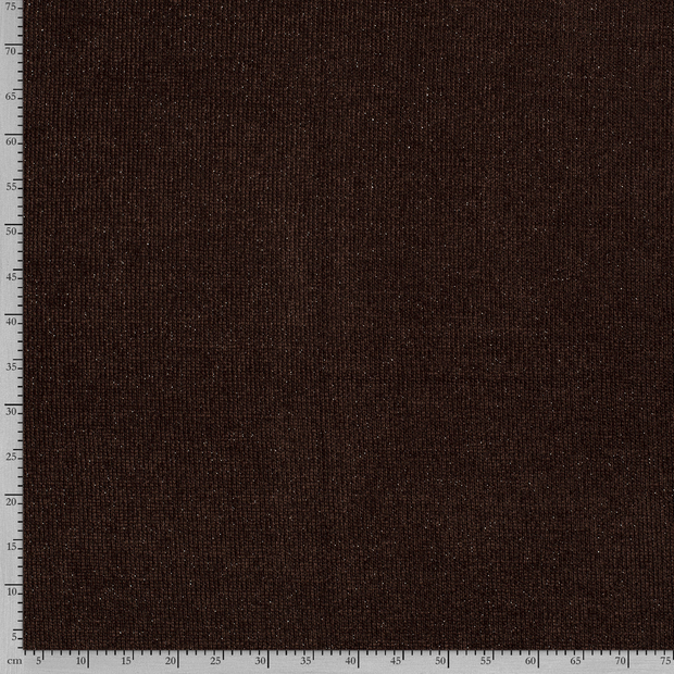 Bouclé fabric Unicolour Brown