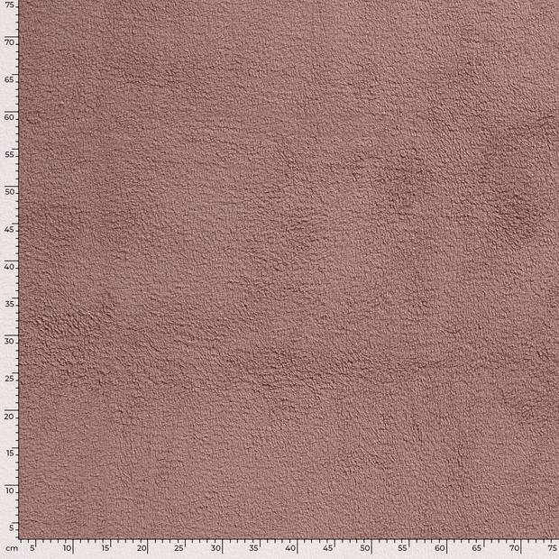 Sherpa Fleece fabric Unicolour Light Mauve