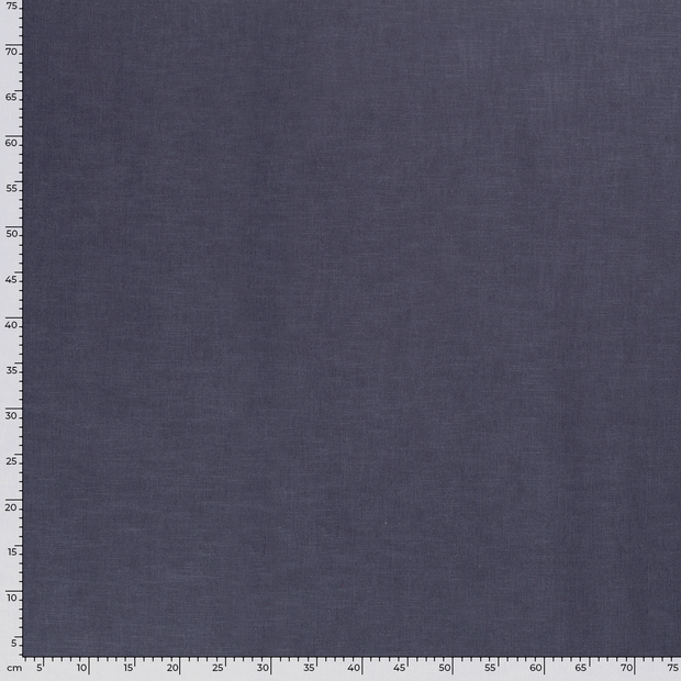 Ramie Linen fabric Unicolour Steel Blue