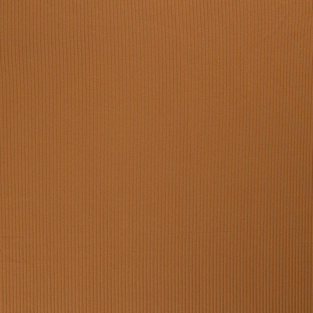 Rib Jersey fabric Caramel soft 