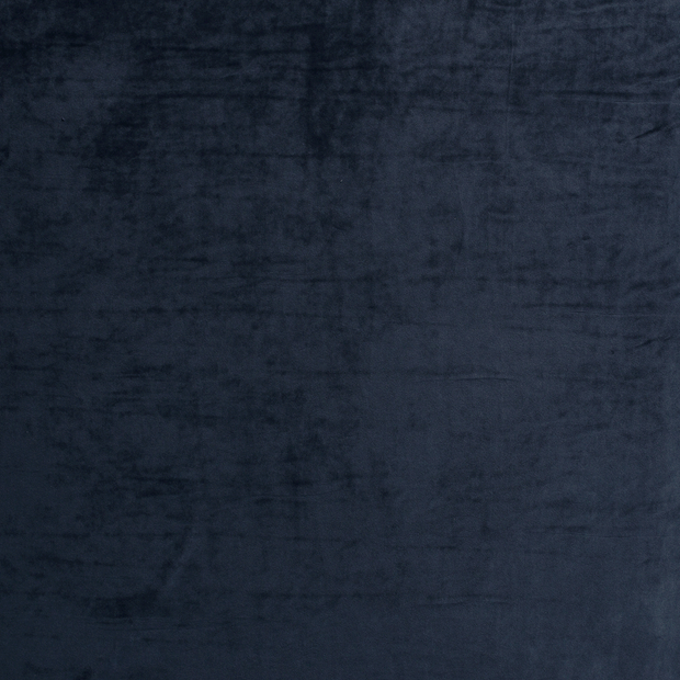 Velvet fabric Navy smooth 