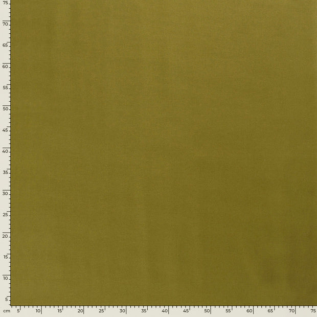 Canvas tissu Unicolore Vert Olive