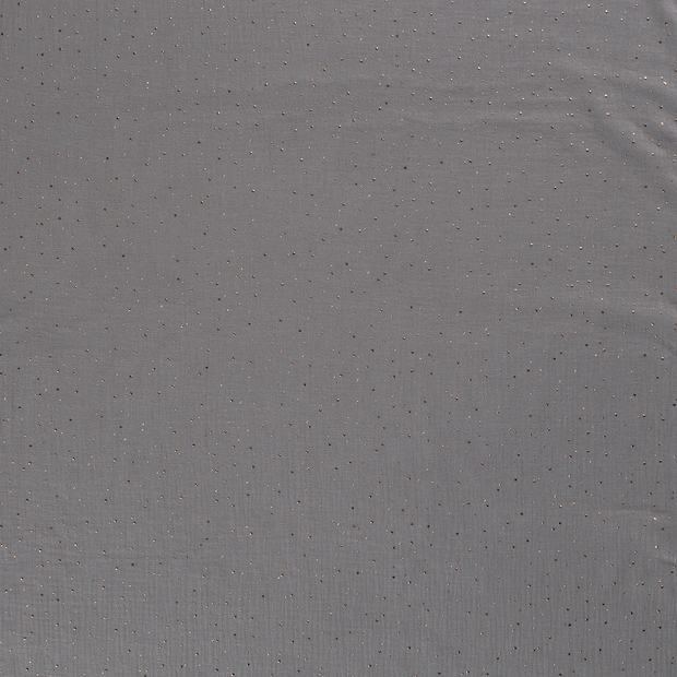 Muslin fabric Grey matte 