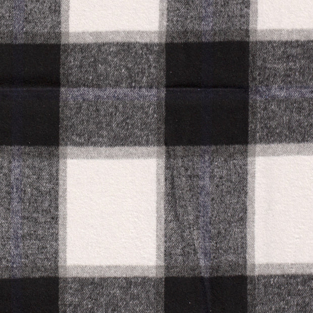 Jacquard fabric Checks Black