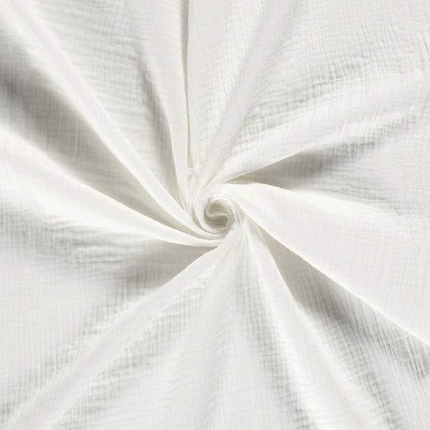 Muslin Triple Layer fabric Off White 